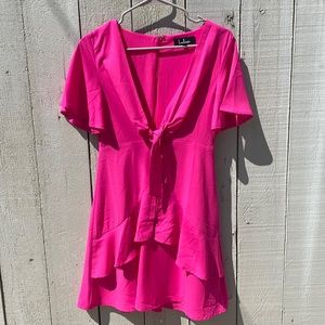 Lulus Bright pink dress